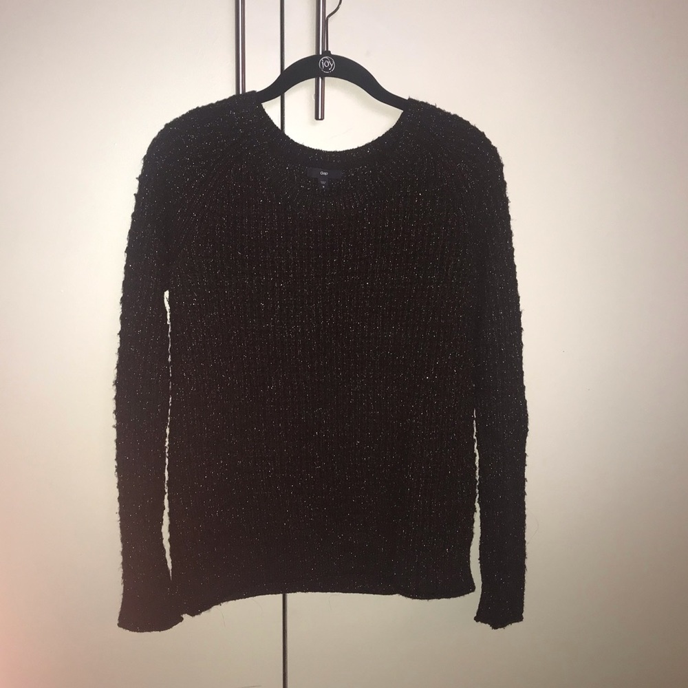 Gap Sparkle Black Sweater